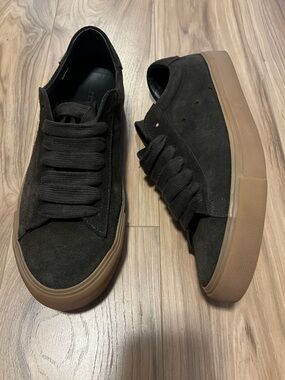 James Perse Men's Brown and Tan Sneakers